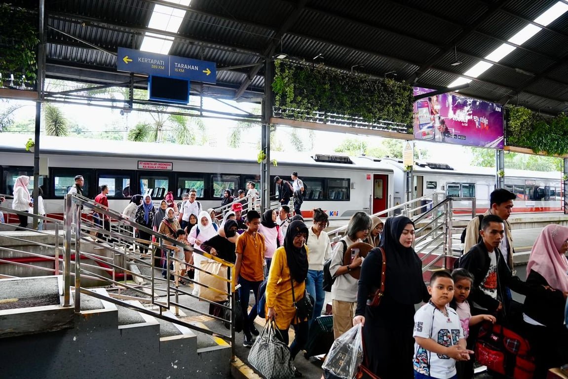 39.678 Penumpang Gunakan Kereta Api pada Masa Arus Mudik Lebaran 2026