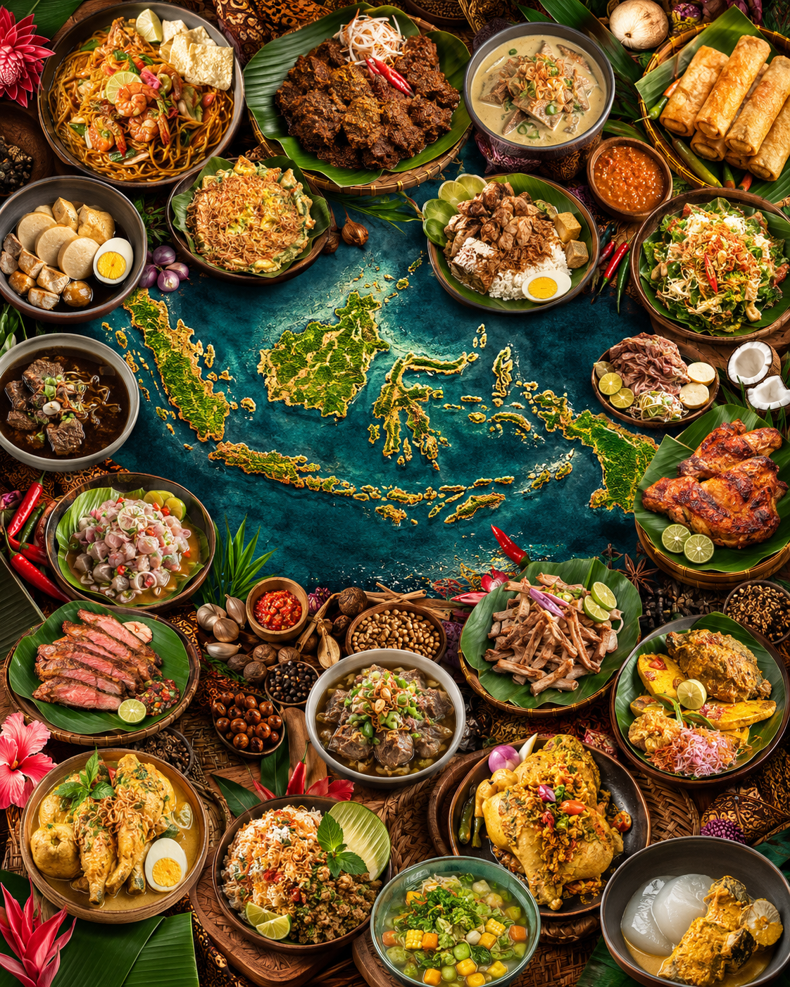Kekayaan Kuliner Daerah Indonesia dari Sabang sampai Merauke