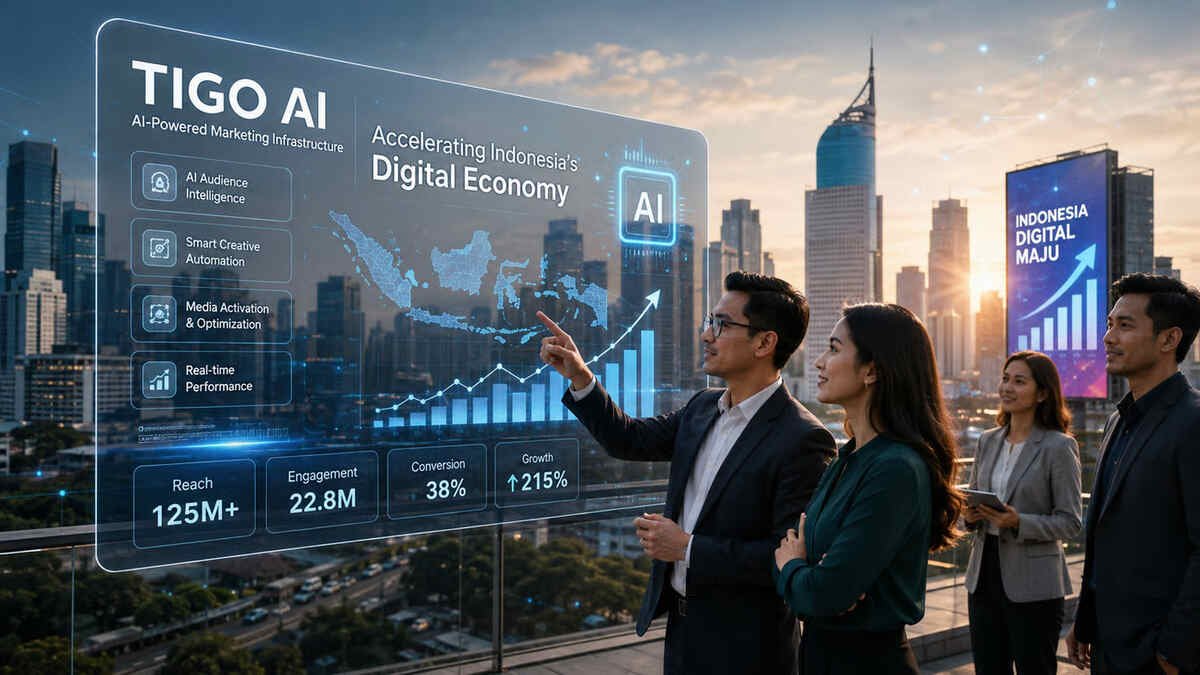 Momentum Strategis Indonesia Emas 2045! Infrastruktur AI Marketing Tigo AI Membantu Brand Merebut Pasar Ekonomi Digital Bernilai 300 Miliar