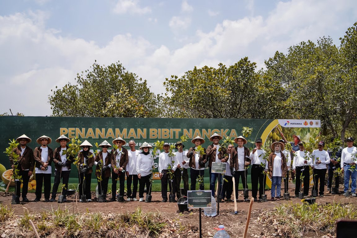 Perkuat Ketahanan Pangan dan Ekonomi Desa, Pertamina Gelar Panen Raya Nangka di Hutan Wanaboga Gunungkidul